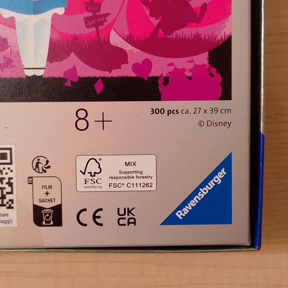 Disney Alice in Wonderland Ravensburger 300 pc jigsaw puzzle - Picture 4 of 7